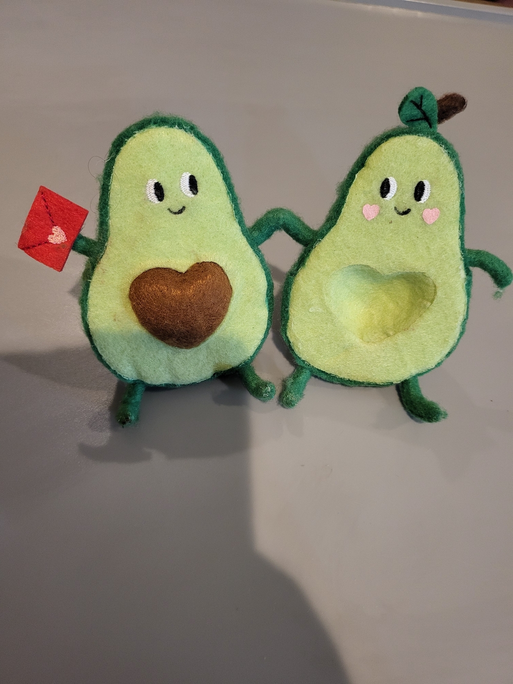 Cute Green Avocado Plush Pair Toy - Playful Kids Plushies